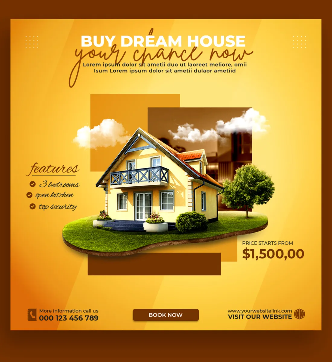 Real Estate Ad Running